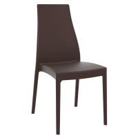 Miranda High-Back Dining Chair Brown ISP039-BRW