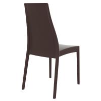 Miranda High-Back Dining Chair Brown ISP039-BRW - 1