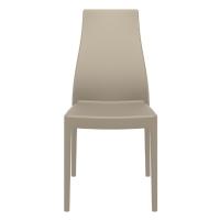 Miranda High-Back Dining Chair Taupe ISP039-DVR - 2