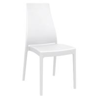 Miranda High-Back Dining Chair White ISP039-WHI