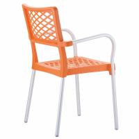 Bella Dining Arm Chair Orange ISP040-ORA - 1