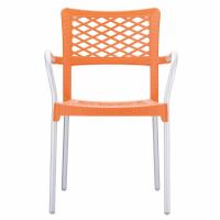 Bella Dining Arm Chair Orange ISP040-ORA - 2