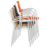 Gala Dining Arm Chair Latte ISP041-TEA - 1
