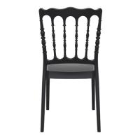Napoleon Resin Wedding Chair Black ISP044-BLA - 4