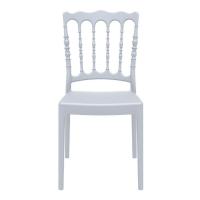 Napoleon Resin Wedding Chair Silver Gray ISP044-SIL - 2
