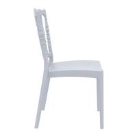 Napoleon Resin Wedding Chair Silver Gray ISP044-SIL - 3