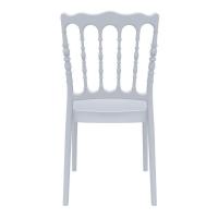 Napoleon Resin Wedding Chair Silver Gray ISP044-SIL - 4