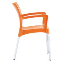 Dolce Resin Outdoor Armchair Orange ISP047-ORA - 2