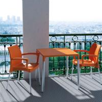 Dolce Resin Outdoor Armchair Orange ISP047-ORA - 8