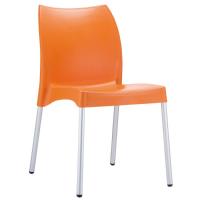 Vita Resin Outdoor Dining Chair Orange ISP049-ORA