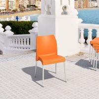 Vita Resin Outdoor Dining Chair Orange ISP049-ORA - 3