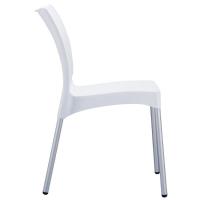 Vita Resin Outdoor Dining Chair White ISP049-WHI - 2