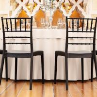 Josephine Wedding Chair Black ISP050-BLA - 5