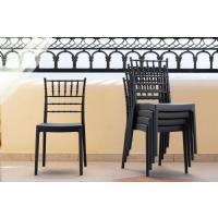 Josephine Wedding Chair Black ISP050-BLA - 8