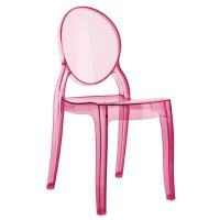 Baby Elizabeth Kids Chair Transparent Pink ISP051-TPNK