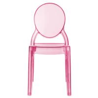 Baby Elizabeth Kids Chair Transparent Pink ISP051-TPNK - 4
