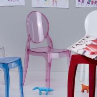 Baby Elizabeth Kids Chair Transparent Pink ISP051-TPNK - 6