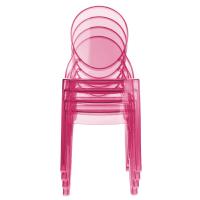 Baby Elizabeth Kids Chair Transparent Red ISP051-TRED - 9