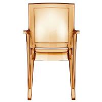 Arthur Polycarbonate Arm Chair Amber ISP053-TAMB - 4