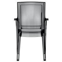 Arthur Polycarbonate Arm Chair Black ISP053-TBLA - 4