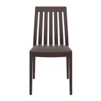 Soho High-Back Dining Chair Brown ISP054-BRW - 2