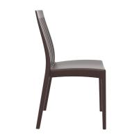 Soho High-Back Dining Chair Brown ISP054-BRW - 3