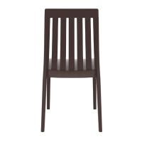 Soho High-Back Dining Chair Brown ISP054-BRW - 4
