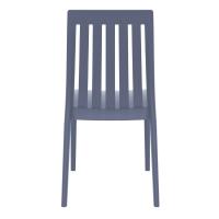 Soho High-Back Dining Chair Dark Gray ISP054-DGR - 4
