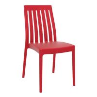 Soho High-Back Dining Chair Red ISP054-RED
