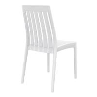 Soho High-Back Dining Chair White ISP054-WHI - 1