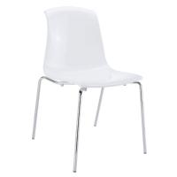 Allegra Indoor Dining Chair Glossy White ISP057-GWHI
