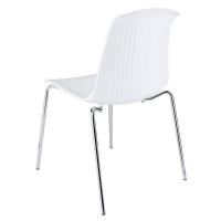 Allegra Indoor Dining Chair Glossy White ISP057-GWHI - 1