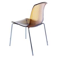 Allegra Indoor Dining Chair Transparent Amber ISP057-TAMB - 2