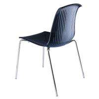 Allegra Indoor Dining Chair Transparent Black ISP057-TBLA - 2