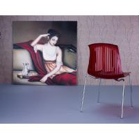 Allegra Indoor Dining Chair Transparent Red ISP057-TRED - 15