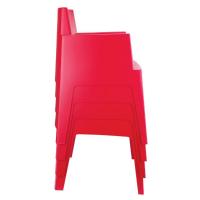 Box Outdoor Dining Chair Red ISP058-RED - 6