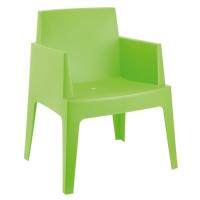 Box Outdoor Dining Chair Tropical Green ISP058-TRG