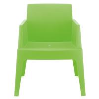 Box Outdoor Dining Chair Tropical Green ISP058-TRG - 2