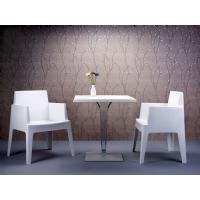 Box Outdoor Dining Chair Silver Gray ISP058-SIL - 18