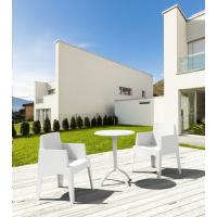 Box Outdoor Dining Chair White ISP058-WHI - 21