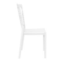Opera Polycarbonate Dining Chair Glossy White ISP061-GWHI - 3