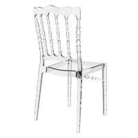 Opera Polycarbonate Dining Chair Transparent Clear ISP061-TCL - 1