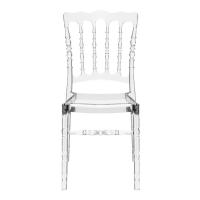 Opera Polycarbonate Dining Chair Transparent Clear ISP061-TCL - 2