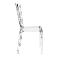 Opera Polycarbonate Dining Chair Transparent Clear ISP061-TCL - 3