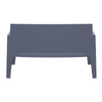 Box Outdoor Bench Sofa Dark Gray ISP063-DGR - 4