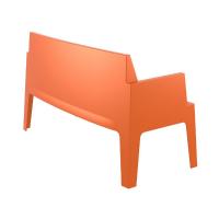 Box Outdoor Bench Sofa Orange ISP063-ORA - 1