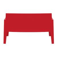 Box Outdoor Bench Sofa Red ISP063-RED - 4