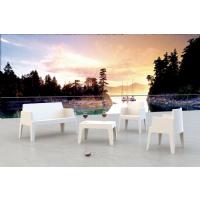 Box Outdoor Bench Sofa Black ISP063-BLA - 10