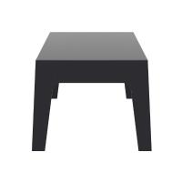 Box Resin Outdoor Coffee Table Black ISP064-BLA - 2