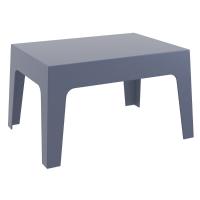 Box Resin Outdoor Coffee Table Dark Gray ISP064-DGR